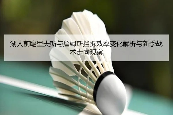 湖人前瞻里夫斯与詹姆斯挡拆效率变化解析与新季战术走向观察